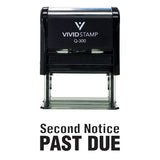 Second Notice Past Due Self Inking Rubber Stamp