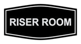 Black / Silver Signs ByLITA Fancy Riser Room Sign