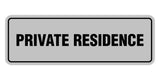 Signs ByLita Standard Private Residence Sign