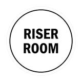 Signs ByLITA Circle Riser Room Sign