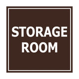 Signs ByLITA Square Storage Room Sign