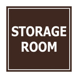 Signs ByLITA Square Storage Room Sign