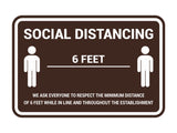 Classic Framed Social Distancing Sign