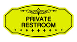 Victorian Private Restroom Sign