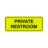 Signs ByLITA Standard Private Restroom Sign