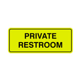 Signs ByLITA Standard Private Restroom Sign
