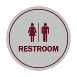 Signs ByLITA Circle All Gender Restroom Sign