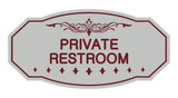 Victorian Private Restroom Sign