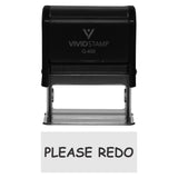 Please Redo Teacher Self-Inking Office Rubber Stamp