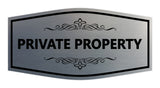 Signs ByLITA Fancy Private Property Sign