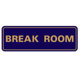 Standard Break Room Sign