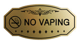Victorian No Vaping Sign