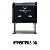 Hypertension Medical Self Inking Rubber Stamp