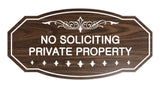 Victorian No Soliciting Private Property Sign