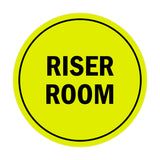 Signs ByLITA Circle Riser Room Sign