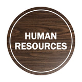 Signs ByLITA Circle Human Resources Sign