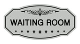 Lt Gray Victorian Waiting Room Sign