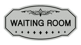 Lt Gray Victorian Waiting Room Sign