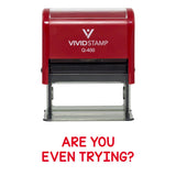 Are You Even Trying? Teacher Stamp