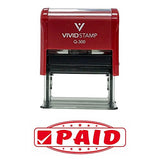 Paid Designer Office Self-Inking Office Rubber Stamp