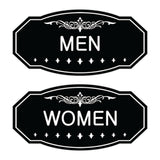 Victorian Men Women Sign Set