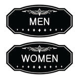 Victorian Men Women Sign Set