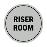 Signs ByLITA Circle Riser Room Sign