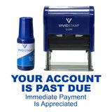 Your Account Is Past Due Self Inking Rubber Stamp Combo With Refill