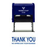 Thank You We Appreciate Your Business Self Inking Rubber Stamp