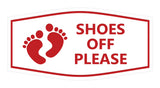 Signs ByLITA Fancy Shoes Off Please Remove Sign