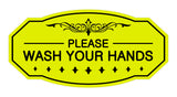Victorian Please Wash Your Hands Sign