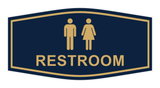 Signs ByLITA Fancy Unisex Restroom Sign