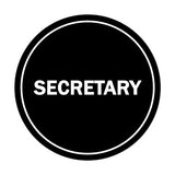 Signs ByLITA Circle Secretary Sign