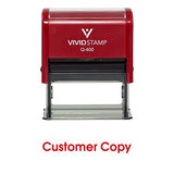 Customer Copy Self Inking Rubber Stamp