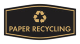 Fancy Paper Recycling Wall or Door Sign