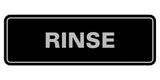Signs ByLITA Standard Rinse Sign