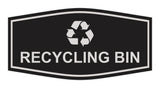 Fancy Recycling bin Wall or Door Sign