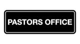 Signs ByLITA Standard Pastors Office Sign