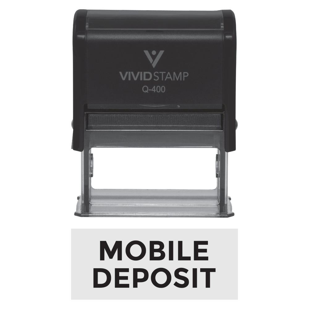 MOBILE DEPOSIT Self-Inking Office Rubber Stamp