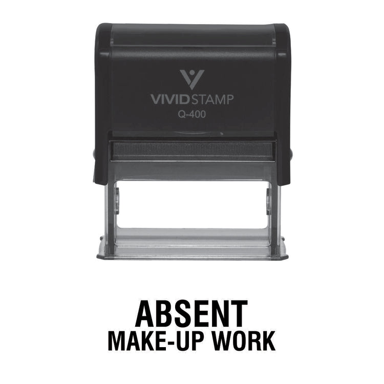 Absent Make-Up Work Teacher Self Inking Rubber Stamp