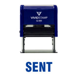 SENT Self Inking Rubber Stamp