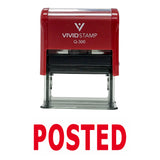 Posted Self Inking Rubber Stamp