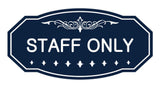 Signs ByLITA Victorian Staff Only Sign