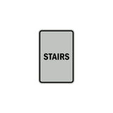 Portrait Round Stairs Sign