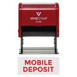 MOBILE DEPOSIT Self-Inking Office Rubber Stamp