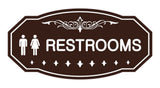 Victorian Unisex Restroom Sign