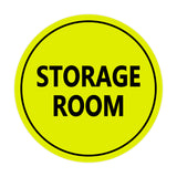 Signs ByLITA Circle Storage Room Sign