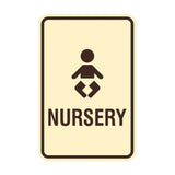 Portrait Round Nursery Sign