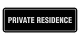 Signs ByLita Standard Private Residence Sign