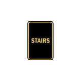 Portrait Round Stairs Sign